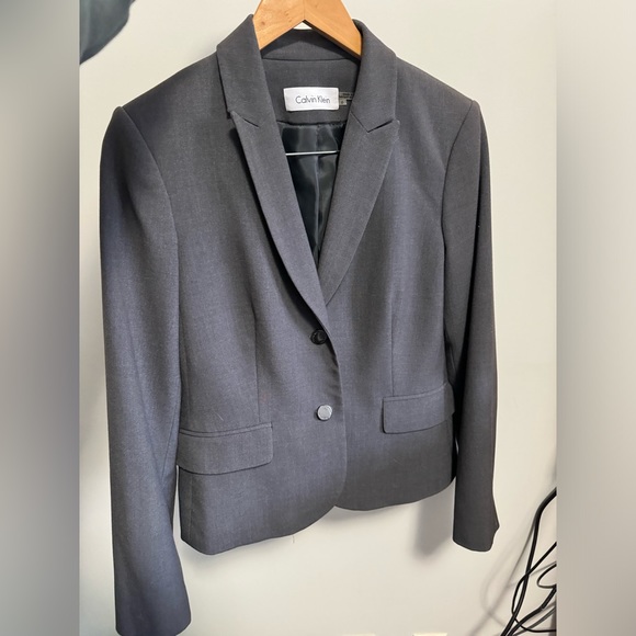 Women’s Grey Calvin Klein Blazer - Picture 1 of 5